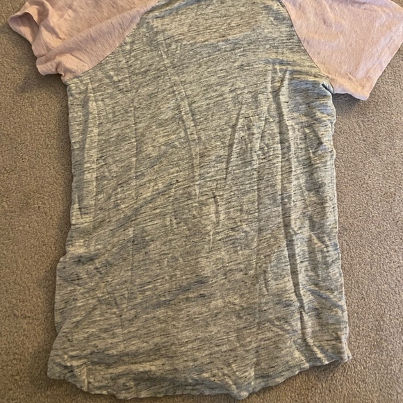 Jcrew pink and gray baseball tee - Picture 4 of 7